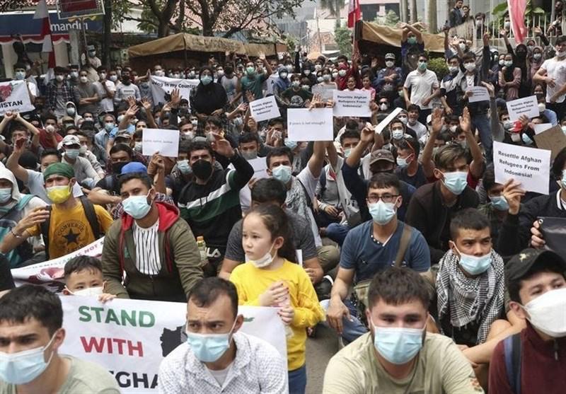 اعتراضات پناهجویان افغان در اندونزیا: صدایی برای حق زندگی