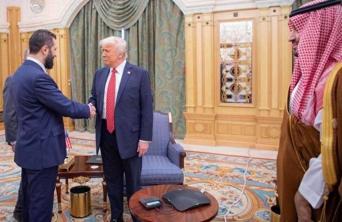 دیداردونالد ترامپ با احمد شرع
